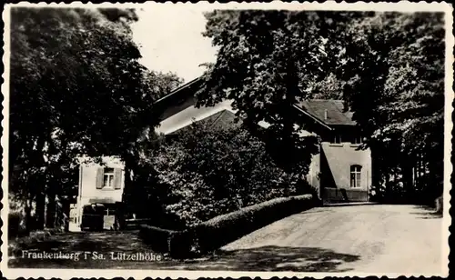 Ak Frankenberg an der Zschopau Sachsen, Lützelhöhe, Haus, Einfahrt