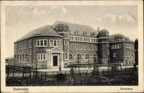 Ak Eschweiler Nordrhein Westfalen, Realschule