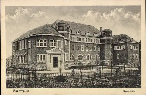 Ak Eschweiler Nordrhein Westfalen, Realschule