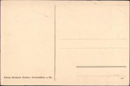 Ak Germersheim in Rheinland Pfalz, Gouvernement, Kommandantur, Kriegerdenkmal