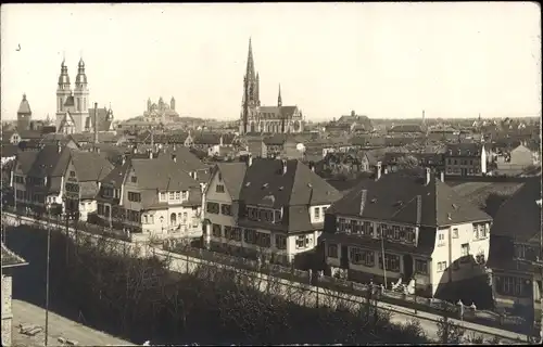 Foto Ak Speyer am Oberrhein Rheinland Pfalz, Teilansicht von der Stadt mit Dom