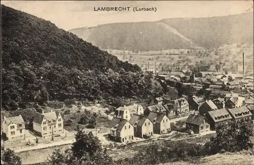 Ak Lambrecht in der Pfalz, Panorama, Lurbach, Luhrbach