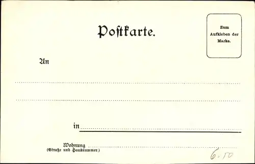 Litho Hannover in Niedersachsen, Partie v. Stadtgraben m. Windmühle, jetzt Hoftheater, Wache