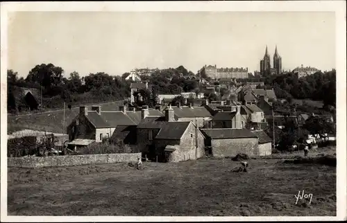 Ak Coutances Manche, Vue generale