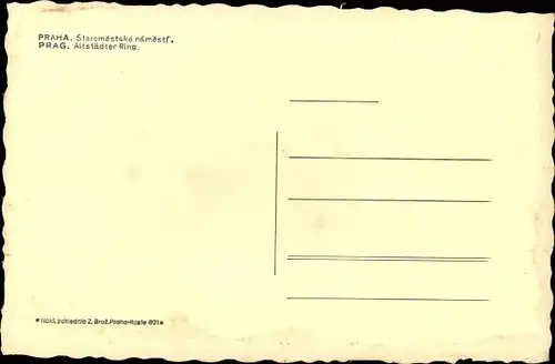 Ak Praha Prag, Altstädter Ring