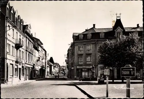 Ak Cernay Sennheim Elsass Haut Rhin, Rue Poincare