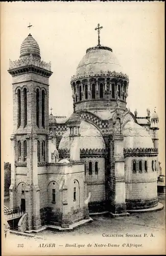 Ak Algier Alger Algerien, Basilique de Notre Dame d'Afrique