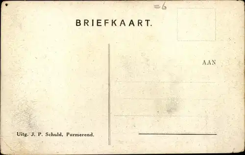 Ak Purmerend Nordholland Niederlande, Watersnood Januari 1916, Heerengracht