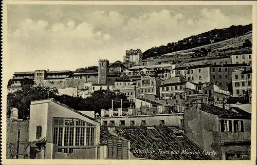 Ak Gibraltar, Town and Moorish Castle