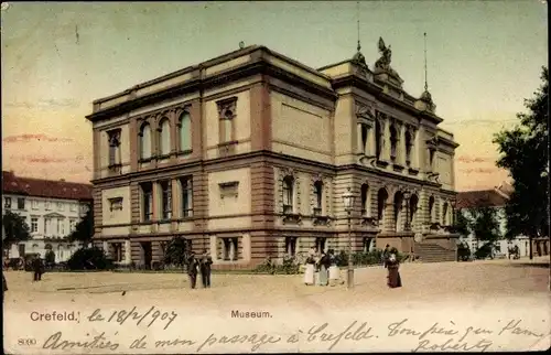 Ak Krefeld am Niederrhein, Museum