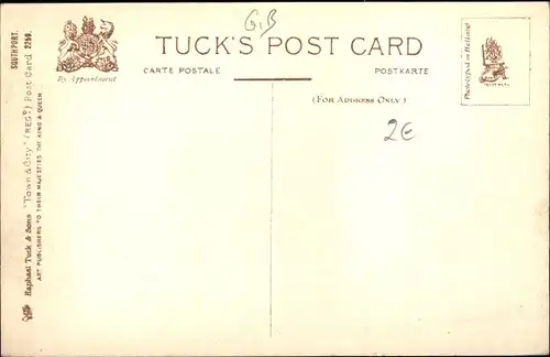 Ak Southport Merseyside England, View from Pier Pavilion