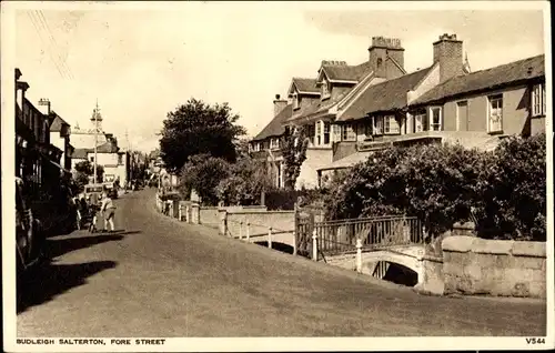 Ak Budleigh Salterton Devon England, Fore Street