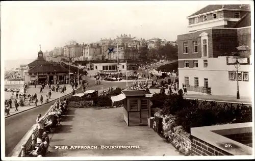 Ak Bournemouth Dorset England, The Pier, Approach