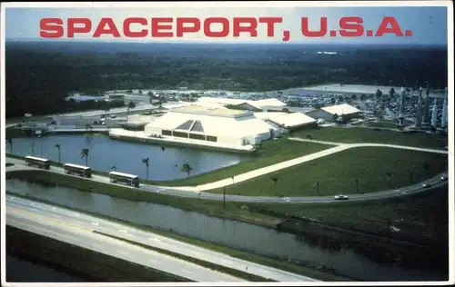 Ak Kennedy Space Center Florida USA, Spaceport USA, Raumfahrthafen