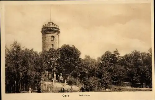 Ak Gera in Thüringen, Ferberturm