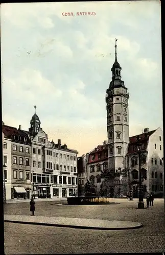 Ak Gera in Thüringen, Rathaus