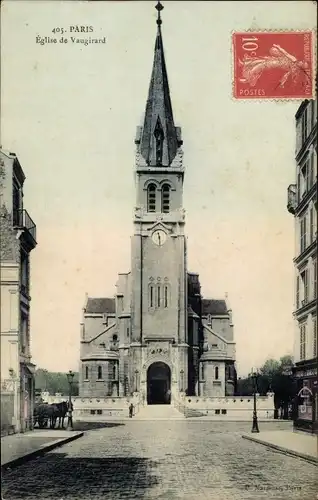 Ak Paris XV Vaugirard, Eglise de Vaugirard