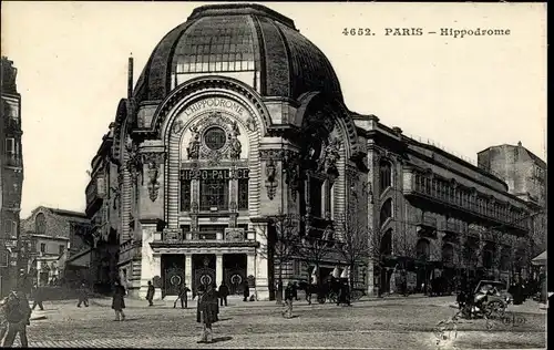 Ak Paris XVI, Bois de Boulogne, Hippodrome de Longchamp