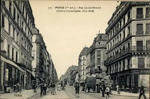 Ak Paris V, Rue Claude Bernard