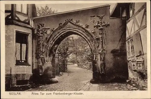 Ak Goslar am Harz, Altes Tor zum Frankenberger-Kloster