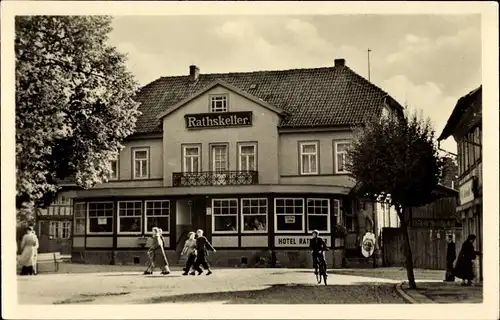 Ak Neustadt im Harz Harztor Thüringen, Hotel Ratskeller
