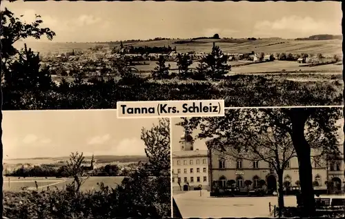 Ak Tanna in Thüringen, Gesamtansicht, Gasthof