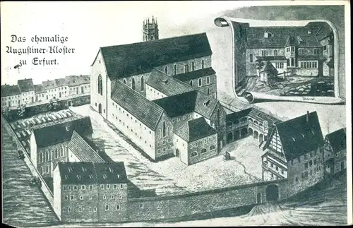 Ak Erfurt in Thüringen, Ehemaliges Augustinerkloster