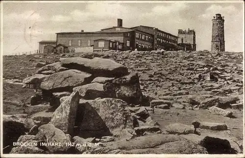 Ak Brocken Nationalpark Harz, Gebäude, Außenansicht