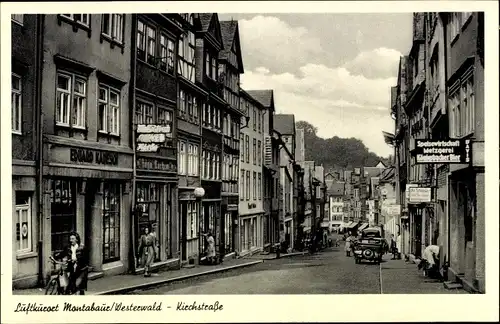 Ak Montabaur im Westerwald, Kirchstraße, Geschäfte