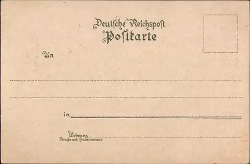 Litho Bad Ems an der Lahn, Panorama, Vier Türme