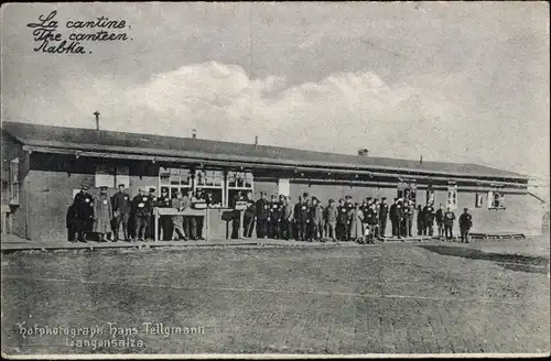 Ak Bad Langensalza in Thüringen, Kriegsgefangenenlager, Vue du camp, Baracke, La cantine