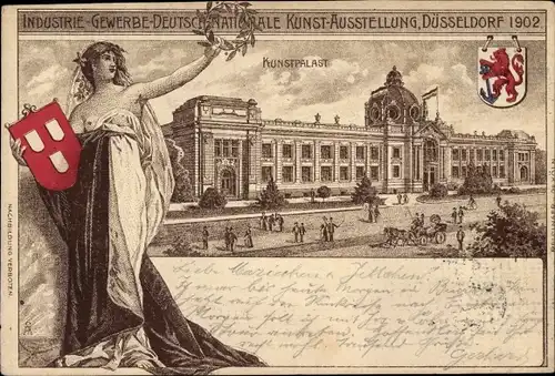 Litho Düsseldorf, Ausstellung 1902, Kunstpalast
