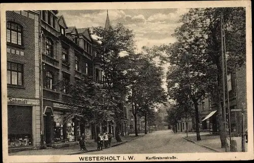 Ak Westerholt Herten in Westfalen, Kurfürstenstraße