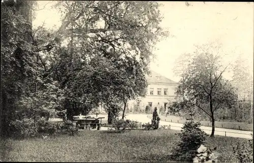 Ak Weimar in Thüringen, Liszthaus vom Tempelherrnhaus gesehen