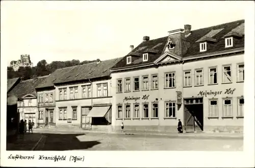 Ak Kranichfeld in Thüringen, Hotel Meininger Hof