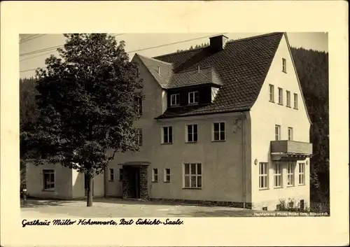 Ak Hohenwarte Thüringen, Gasthaus Müller