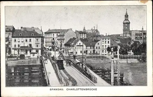 Ak Berlin Spandau, Charlottenbrücke