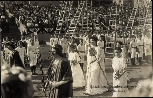 Ak München Bayern, Jubiläums-Oktoberfest 1910