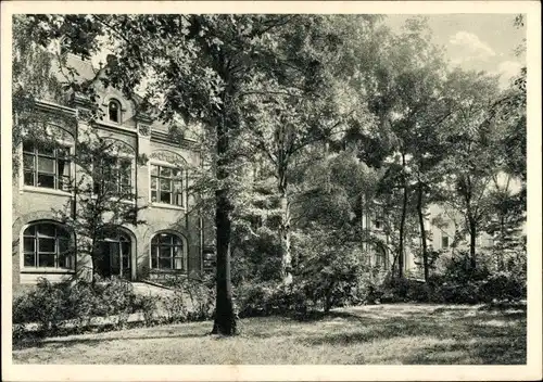 Ak Dresden Altstadt, Fürstenstr, Gerhard Wagner Krankenhaus, Wald