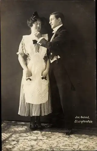 Ak Opernsänger Eduard Lichtenstein, Isa Roland