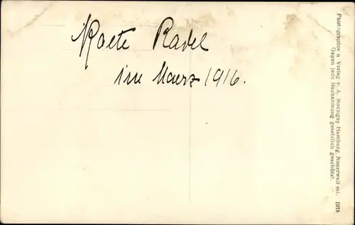 Ak Schauspielerin Kaete Radel, 1916