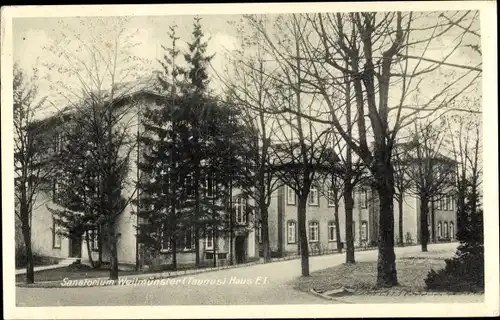 Ak Weilmünster im Taunus Hessen, Sanatorium, Haus F. I.