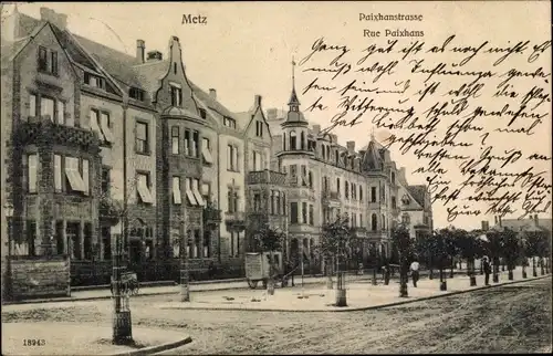 Ak Metz Moselle, Paixhanstraße