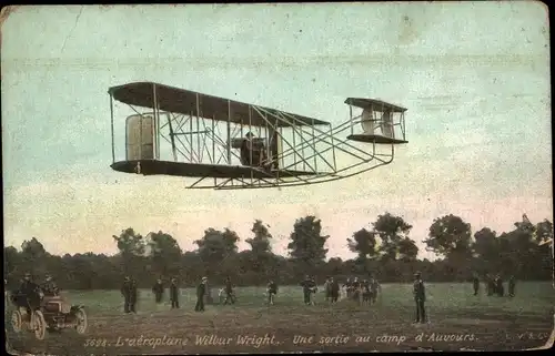 Ak Flugzeug, L'Aeroplane Wilbur Wright, Une sortie au camp d'Auvours