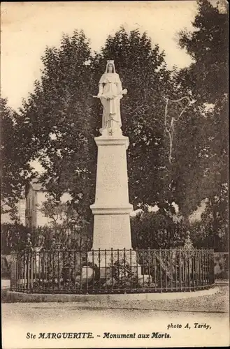 Ak Sainte Marguerite Vosges, Monument aux Morts