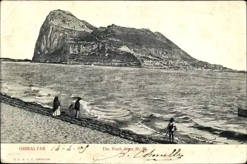 Ak Gibraltar, The Rock from North West