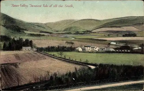 Ak Peebles Schottland, Manor Valley