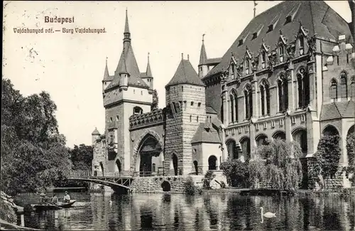 Ak Budapest Ungarn, Burg Vajdahunyad