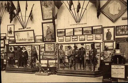 Ak Brüssel Belgien, Musée Royal de l'Armée, Uniforms