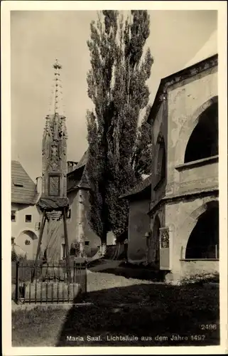 Ak Maria Saal in Kärnten, Lichtsäule aus dem Jahre 1497